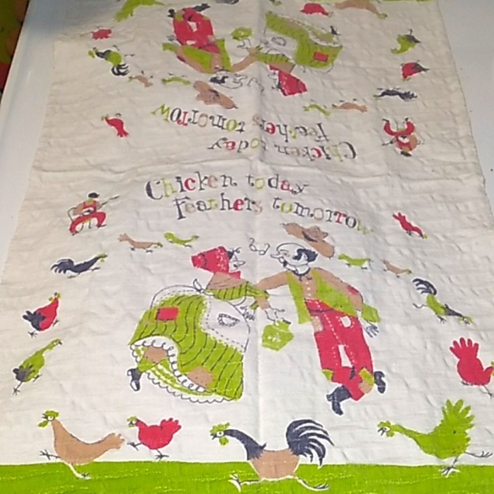 Vintage Tea Towel / Kitchen  Linens
